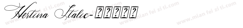 Hertina Italic字体转换